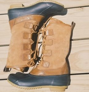 Tory Burch Real Shearling Duck Boot